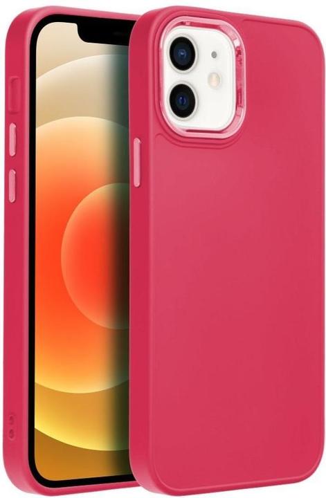 Produktbild OEM Back panel cover FRAME Case for IPHONE 12 / 12 Pro magenta (Apple iPhone 12, Realme 12 Pro+)