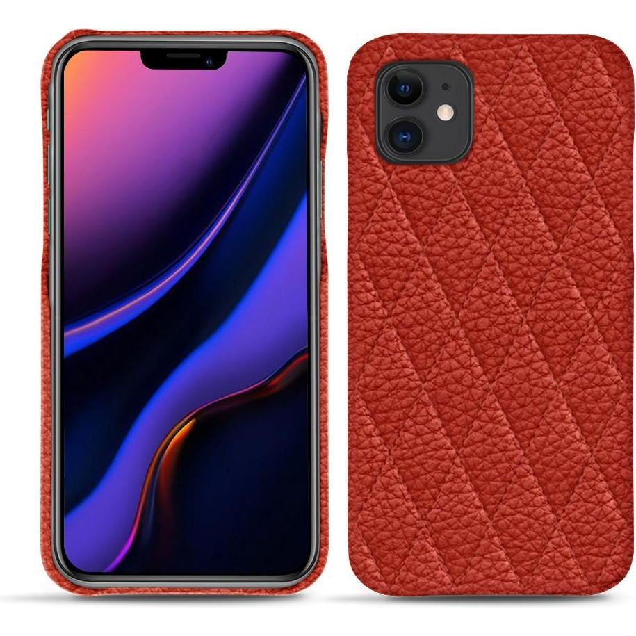 Noreve Lederschutzhülle (Apple iPhone 11), Smartphone Hülle, Orange