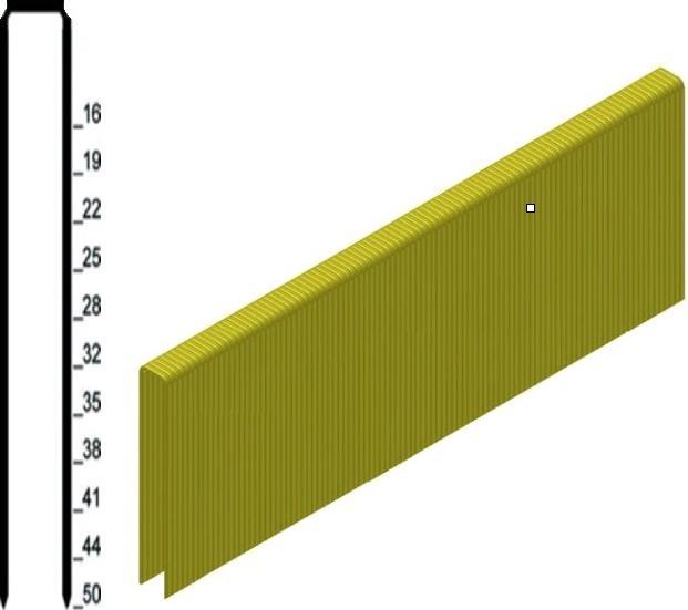 Actual product image Prebena Staples galvanised resinated38 mm