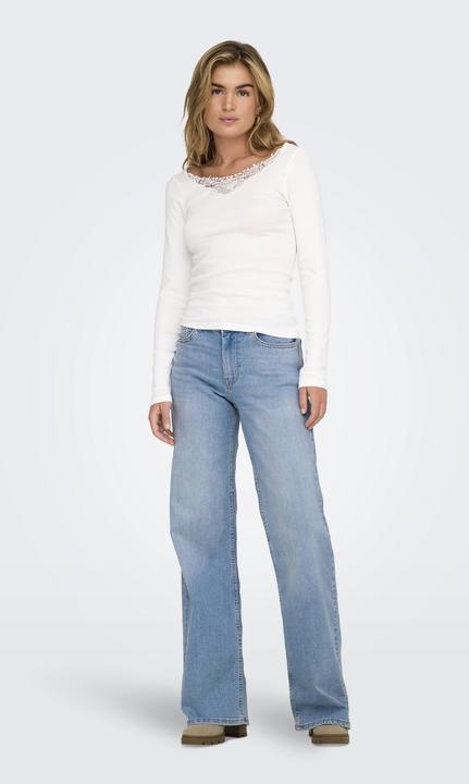 Produktbild Only ONLCHRIS Mittlere Taille Weiter Beinschnitt Jeans Jeans mit weitem Bein (W26/L30)