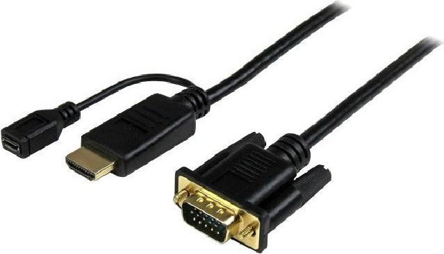 Produktbild StarTech 6ft HDMI To VGA Adapter Cable (1.90 m, HDMI)