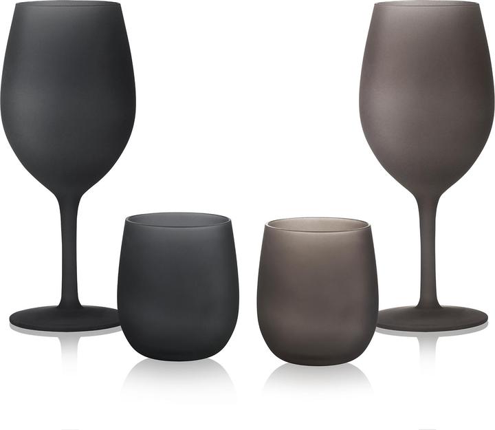 Productafbeelding Brunner Set Wijnglazen Zwart (2 Bril)