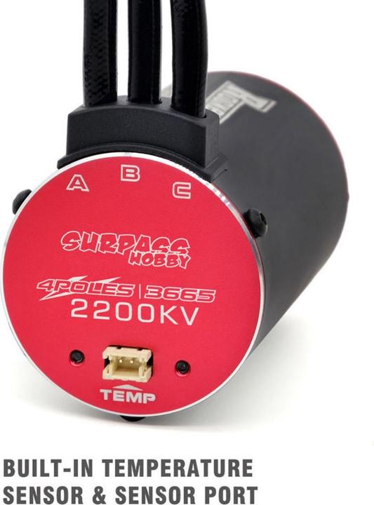 Image du produit Surpass Hobby Rocket V2 supersonic 3670 4 poles 2260KV