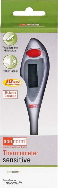 Productafbeelding Aponorm Steekthermometer gevoelig, 1 st. Klinische thermometer