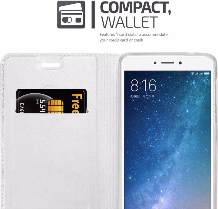 Actual product image Cadorabo Book Classy Style Cover (Mi Max 2)
