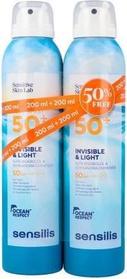 Produktbild Sensilis Body Spray Invisible & Light Spf50+ 2x200ml (Sonnenspray, SPF 50+, 200 ml, 470 g)