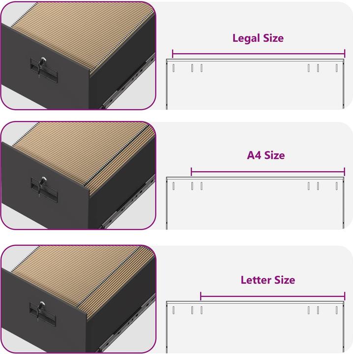 Actual product image vidaXL Büroorganizer (50 x 44 x 106.50 cm)