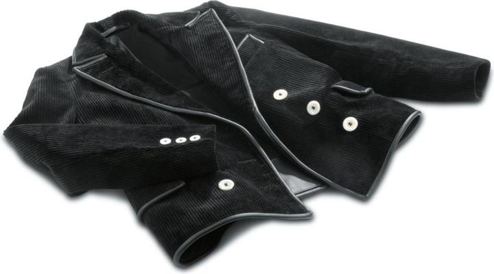 FHB GERHARD guild jacket Trenkercord three-wire with genuine leather black (50)