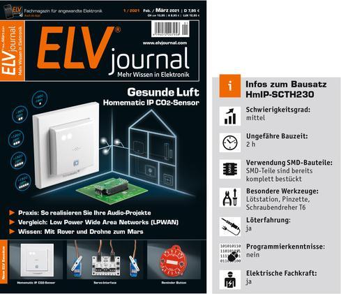 Produktbild ELV Homematic IP Komplettbausatz CO2-Sensor