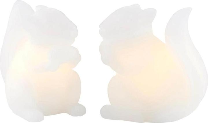 Produktbild Sirius LED Wachs Tannenbaum 2er Set weiss