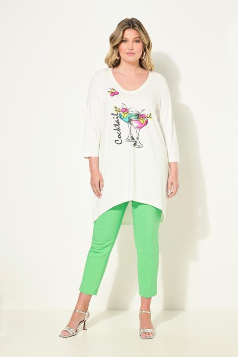 Produktbild Miamoda T-Shirt, A-Linie, Cocktail-Motiv, 3/4-Ärmel (52)