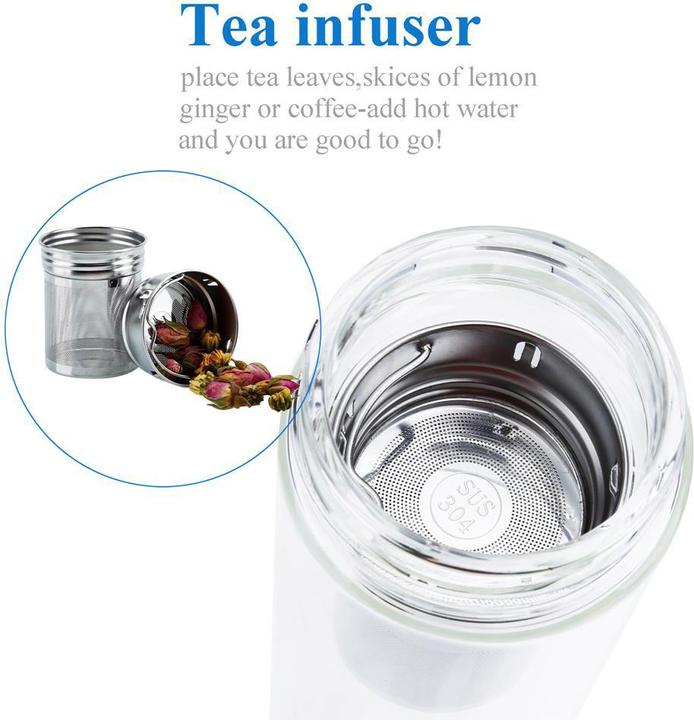 Actual product image Intirilife Thermo bottle with sieve (0.50 l)