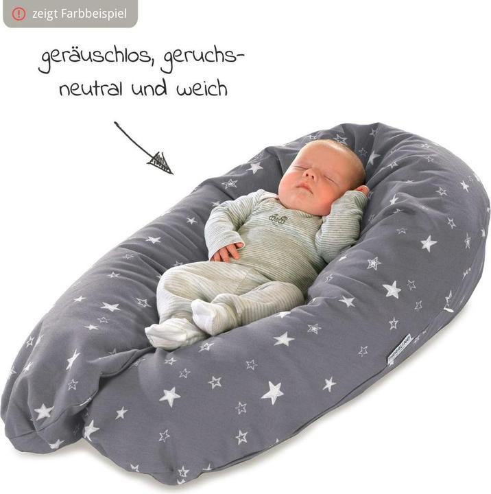Produktbild Theraline Stillkissen "Das Original" mit Polyester Hohlfaser Füllung inkl. Bezug 190 cm (38 cm)