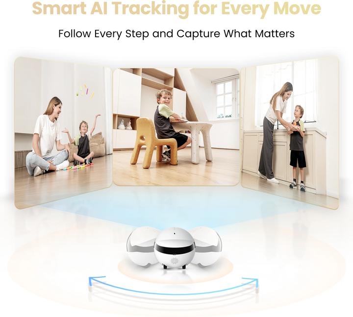 Actual product image Enabot EBO Air 2S FamilyBot (2560 x 1440 Pixels)