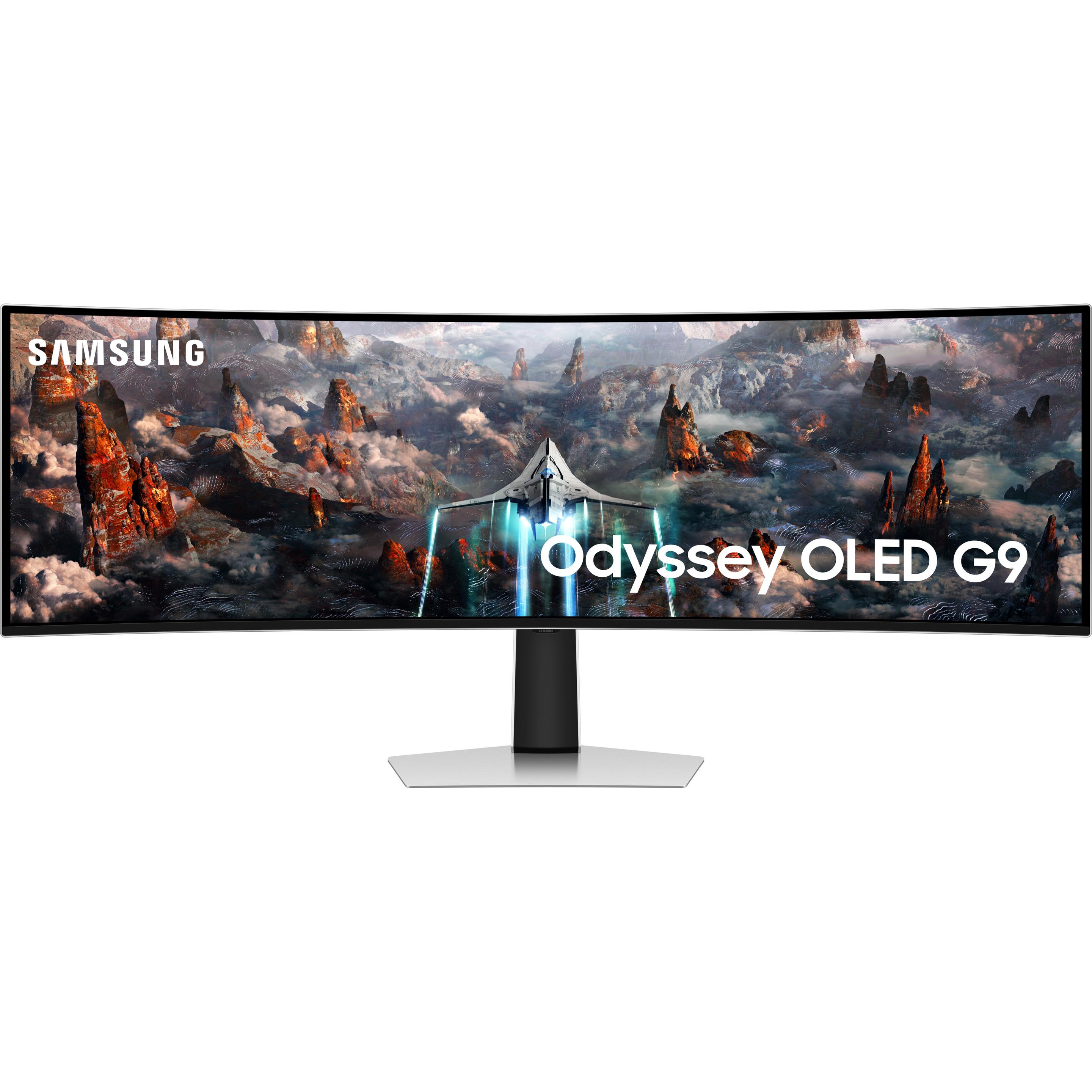 Samsung Argento Odyssey Oled G9 - G93sc (5120 X 1440 Pixel, 49"), Monitor,
