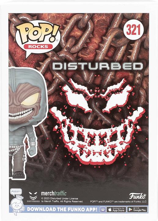 Actual product image Funko Disturbed POP! Rocks Vinyl Figurine The Guy 9 cm
