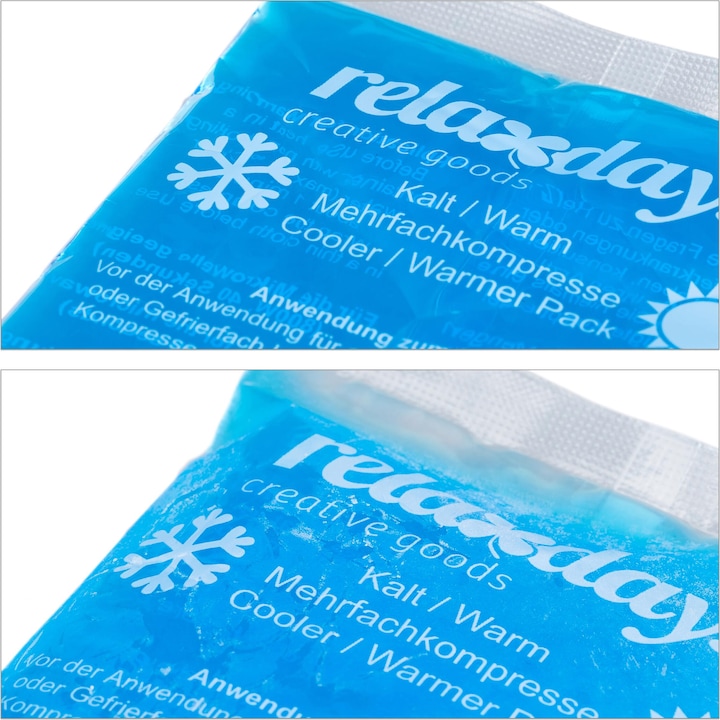 Actual product image Relaxdays 16x cooling pad (16 x, 100 g)