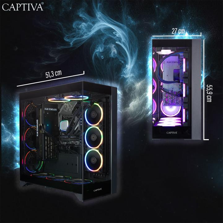 Actual product image Captiva 93459 (AMD Ryzen 9 9950X3D, 64 GB, 4000 GB, GeForce RTX 5090)