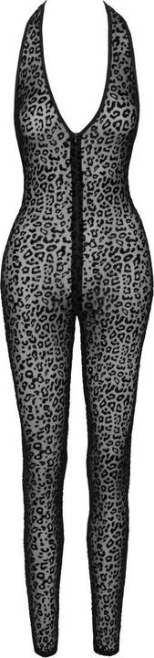Actual product image Noir Handmade Halterneck Catsuit Leopard Pattern (L)