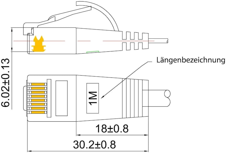 Productafbeelding Wirewin Netwerkkabel (U/FTP, CAT6, 5 m)