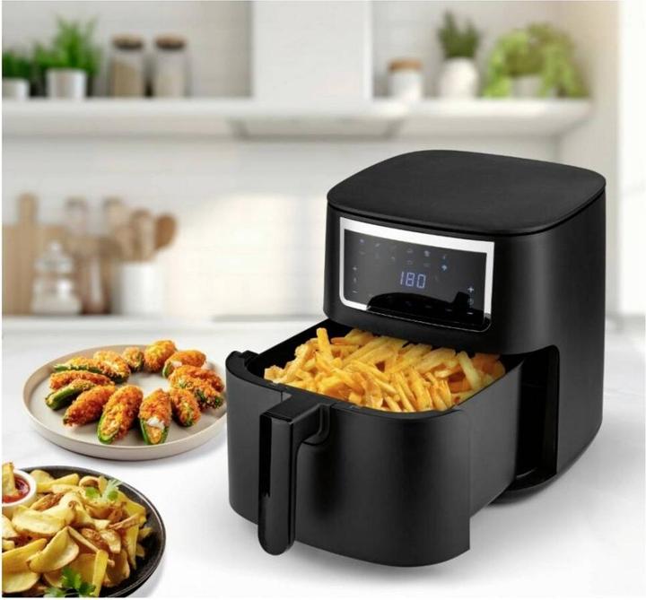 Actual product image Gourmetmaxx Heissluft-Fritteuse Digital 7l 1700W schwarz matt/Edelsta