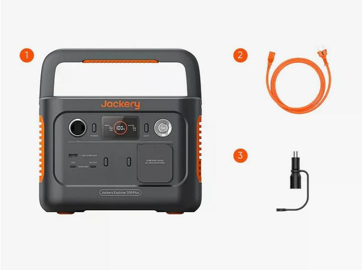 Immagine prodotto Jackery Explorer 300EU Plus (288 Wh, 3.75 kg)