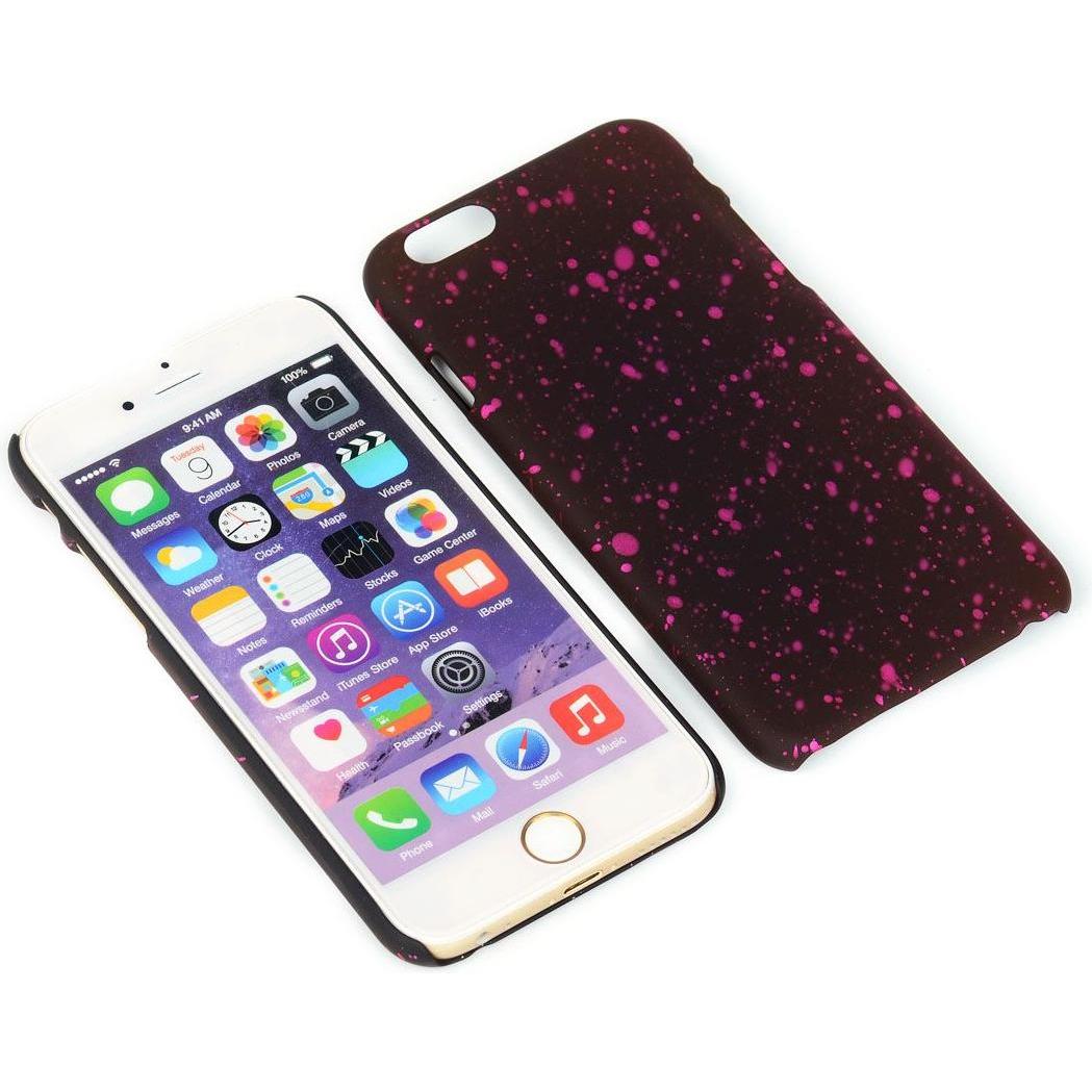 König Design Handy Hülle Schutz Case Bumper Schale Etuis für Apple iPhone 6 3D Sterne Pink (Apple iPhone 6), Smartphone ...