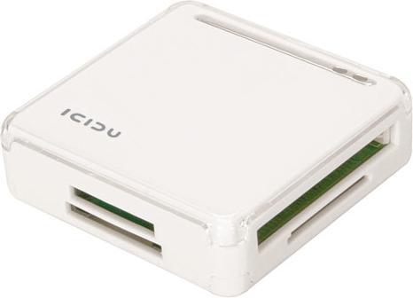 Produktbild Icidu USB 2.0 HUB & Reader White (USB 2.0)