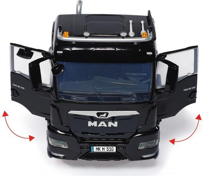 Image du produit Wiking 0776 51 Voie 1 MAN TGS Tracteur 2 essieux Ackerdiesel noir