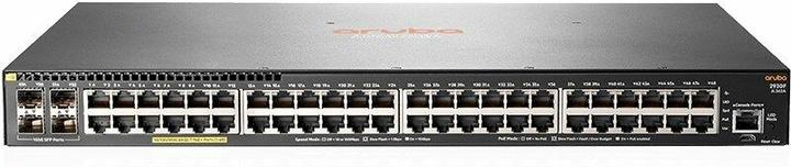 Immagine prodotto HPE E Aruba 2930F Switch 4 porte SFP, PoE+ Layer 3, VSF Stacking, RIP Routing, Access OSP (48 porte)