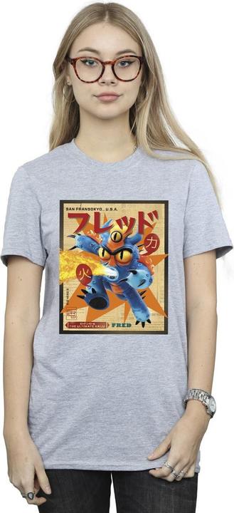 Produktbild Disney Big Hero 6 Baymax Fred Newspaper TShirt (XXL)