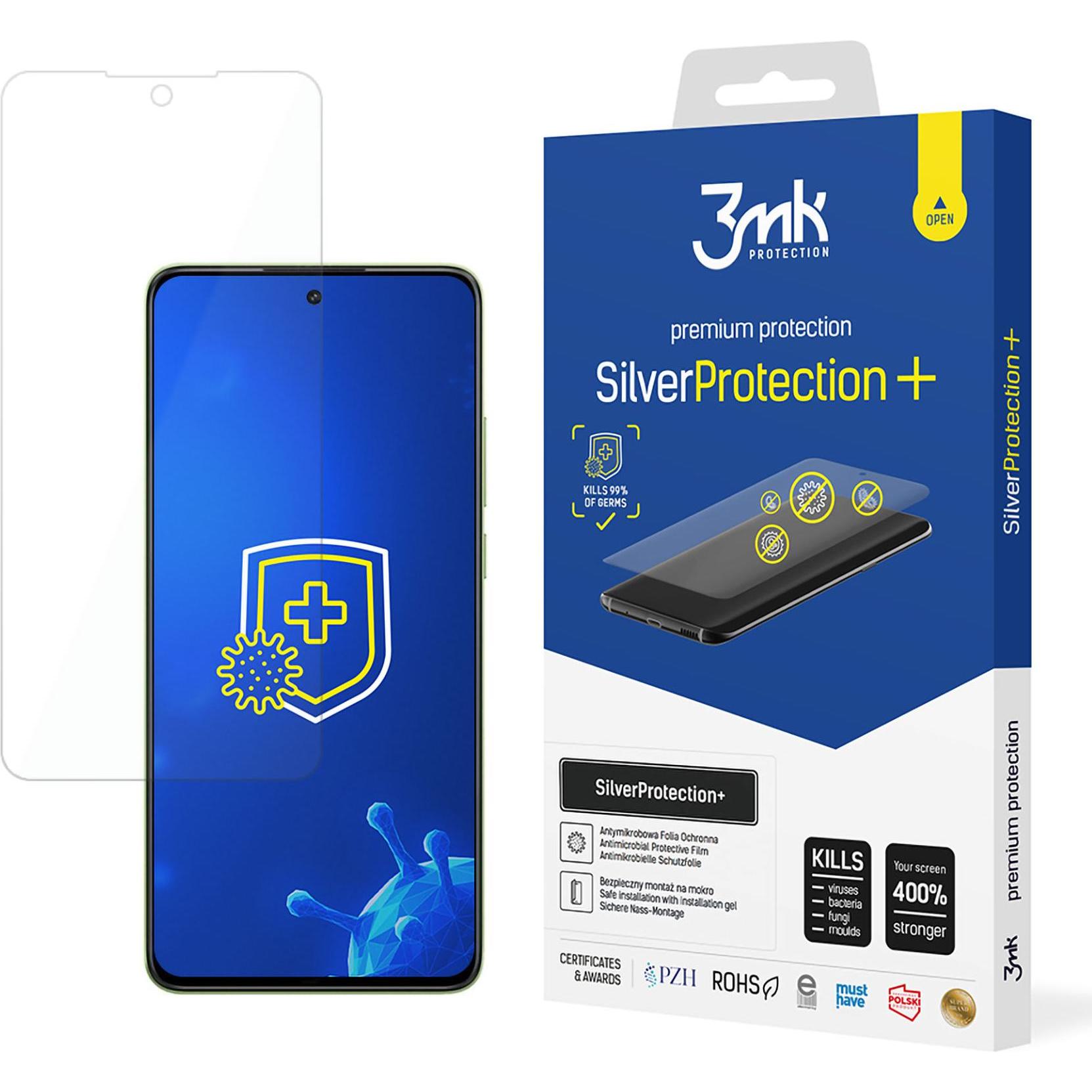 3MK SilverProtect+ Oppo K12x Folia antymikrobowa montowana na mokro (Oppo K12 Plus), Pellicola protettiva smartphone