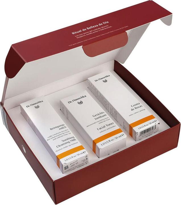 Dr. Hauschka Set mit Damenkosmetik RITUAL DE BELLEZA 3 Stücke (Gesichtspflege Set)