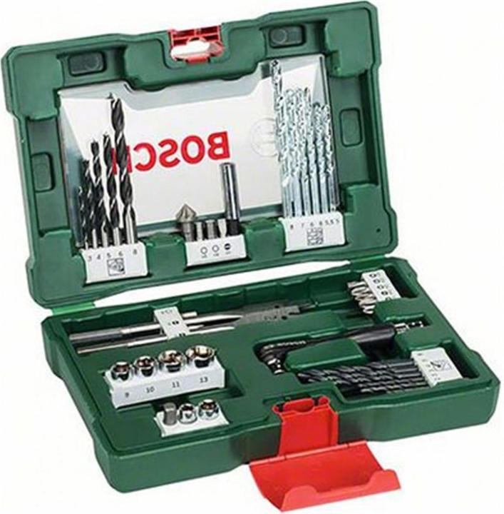 Actual product image Bosch Zubehör V-Line TiN drill and bit set, 48 pieces, with magnetic rod and countersink (Hexagonal (hexagonal) M5, Cross Phillips PH M2, Hexagon socket TX M20, Screw slot M6, Hexagonal (hexagonal) M4, Cross Phillips PH M1, Hexagon socket TX M15, Cross Pozidriv PZ M3, Hexagon socket TX M30, Screw slot M4, Cross Phillips PH M3, Cross Pozidriv PZ M2, Hexagon socket TX M10)