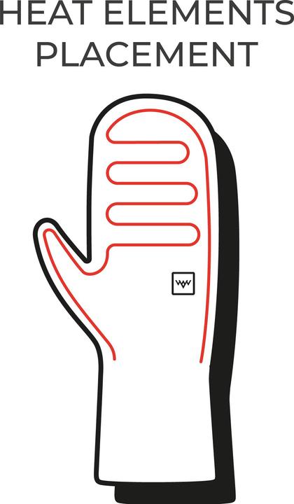 Actual product image Heat Experience Heated Hunt Pullover Mittens (M)