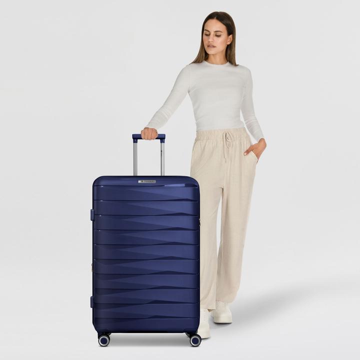 Produktbild Franky London 4 Rollen Trolley L 74 cm mit Dehnfalte (91 l)