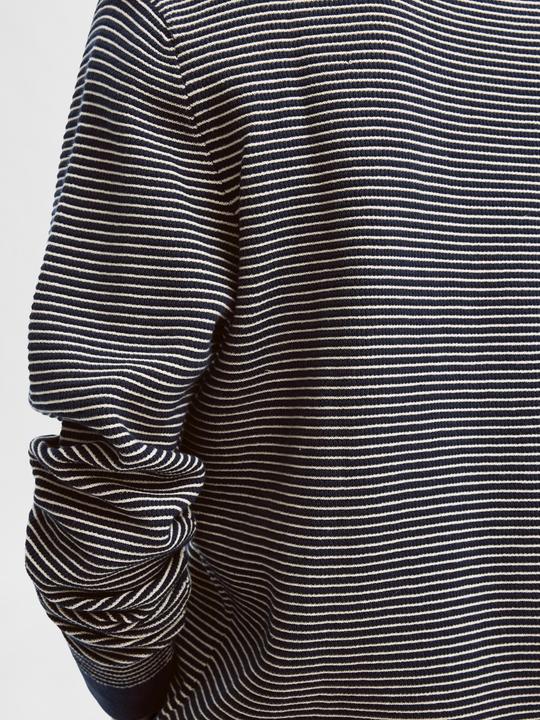 Image du produit Selected Slhjake Ls Knit Struc Stripe Crew Neck (M)