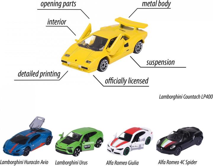 Produktbild Majorette Dream Cars Italien Autos