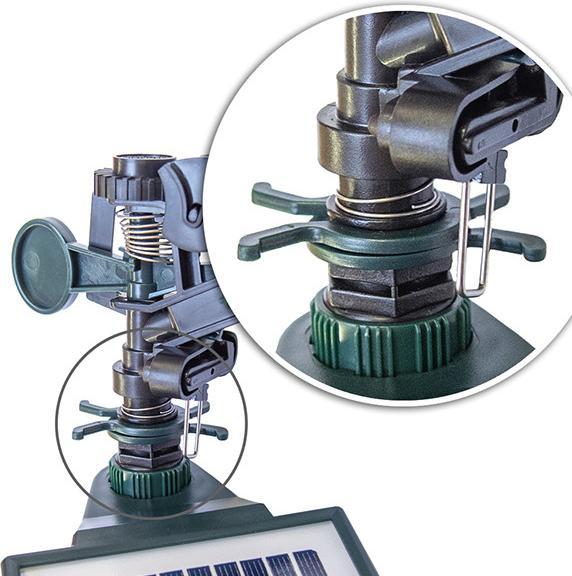 Actual product image KobreTec Water jet animal deterrent solar-powered with motion sensor