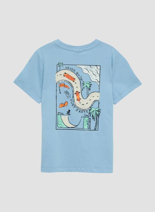 Actual product image S.Oliver T-Shirt T-Shirt mit Front- und Rückenprint (104, 110)