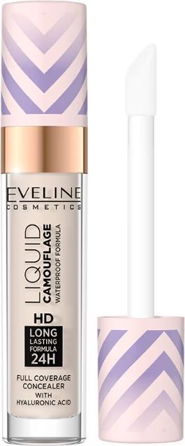 Eveline Vloeibare Camouflage Hd Waterproof Concealer Met Hyaluronzuur 06 7,5Ml (Onbekend)