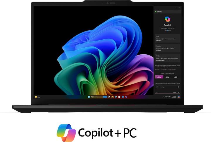 Actual product image Lenovo ThinkPad T14s Gen 6 (14", Snapdragon X Plus X1P-42-100, 16 GB, 512.00 GB, DE)