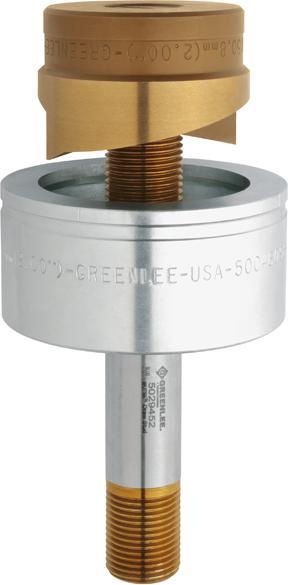 Actual product image Greenlee ISO63 slug splitter HD hole punch,64mm