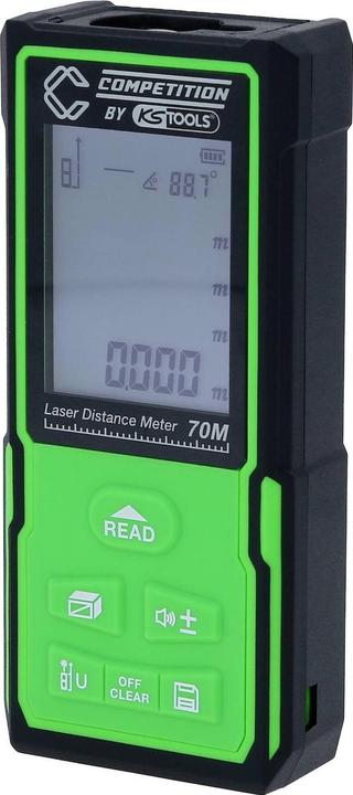 Produktbild KS Tools 512.3000 COMPETITION Laser-Entfernungsmesser Laser-Entfernungsmesser (70 m, 630 nm, Laserentfernungsmesser)