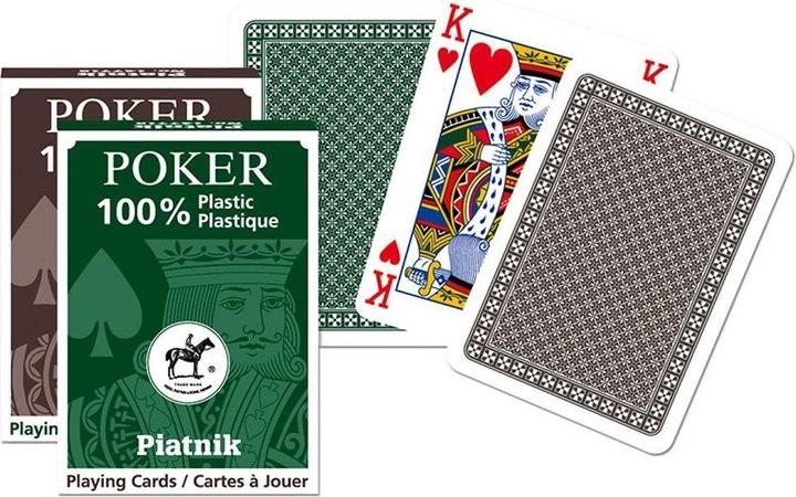 Piatnik PIA1362 - Carte da gioco: Poker - gioco singolo, economia (Inglese)