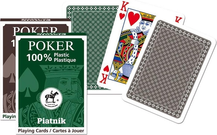 Immagine prodotto Piatnik PIA1362 - Carte da gioco: Poker - gioco singolo, economia (Inglese)