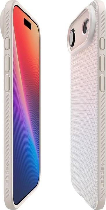 Actual product image Spigen - Liquid Air - iPhone 17 Air - Natural Titanium (Apple iPhone 17)