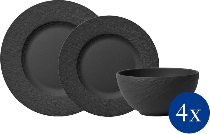 Villeroy & Boch Manufacture Rock (12 Stück)