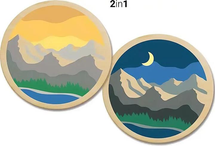 Productafbeelding Ravensburger CreArt Wooden - Berge