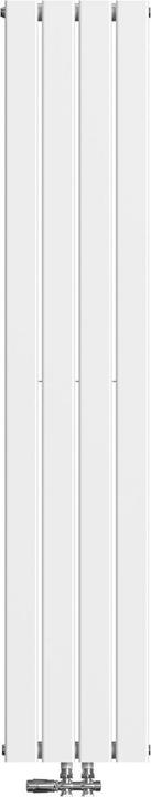 Produktbild Emke Heizkörper, Flachheizkörper mit Zentralanschluss, Weiss 160x30cm 889W Doppellagig (889 W)